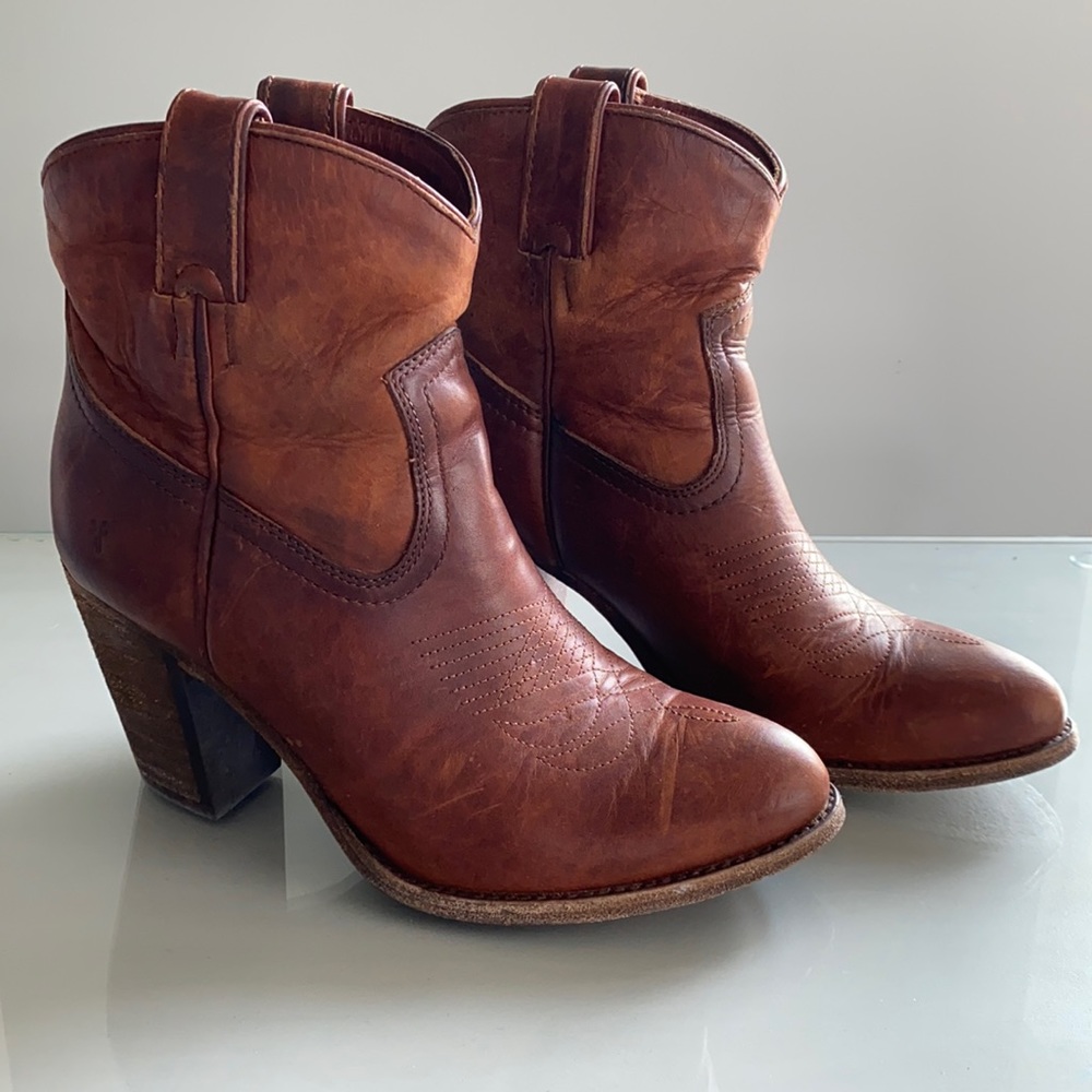 Frye booties genuine leather 6.5